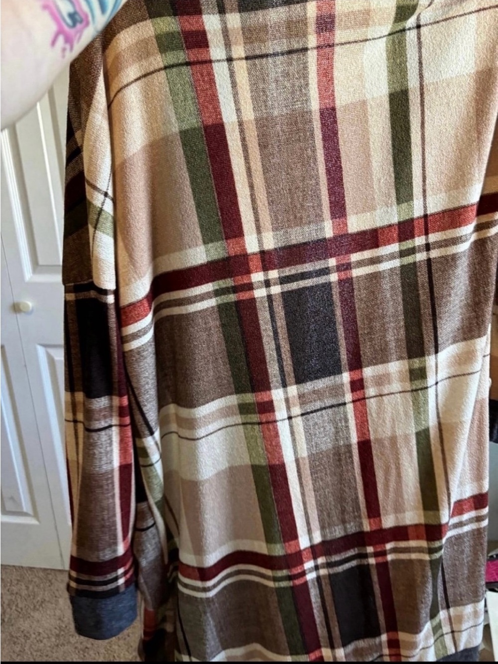 Plaid Cardigan - Picture 5 of 5